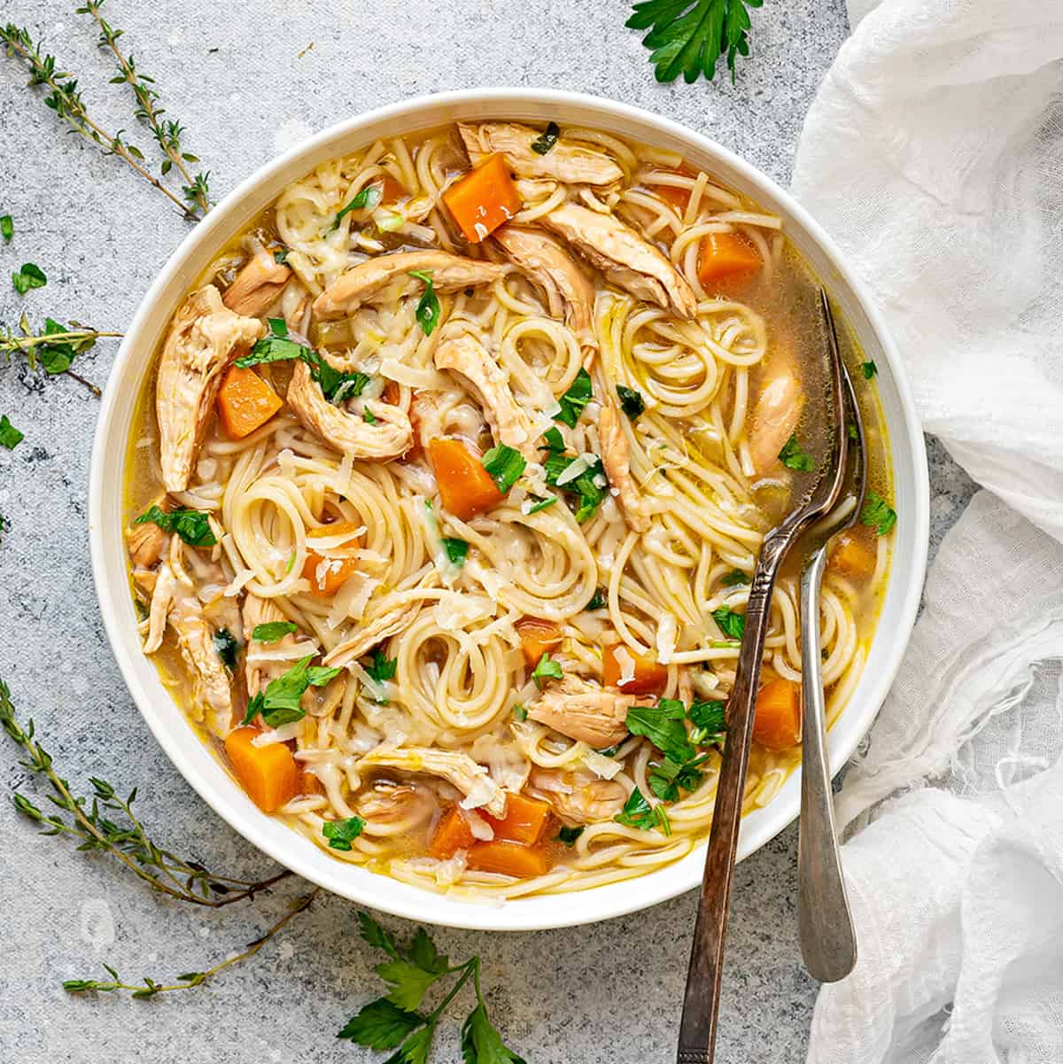 Homemade-Chicken-Noodle-Soup-Recipe-foodlovey